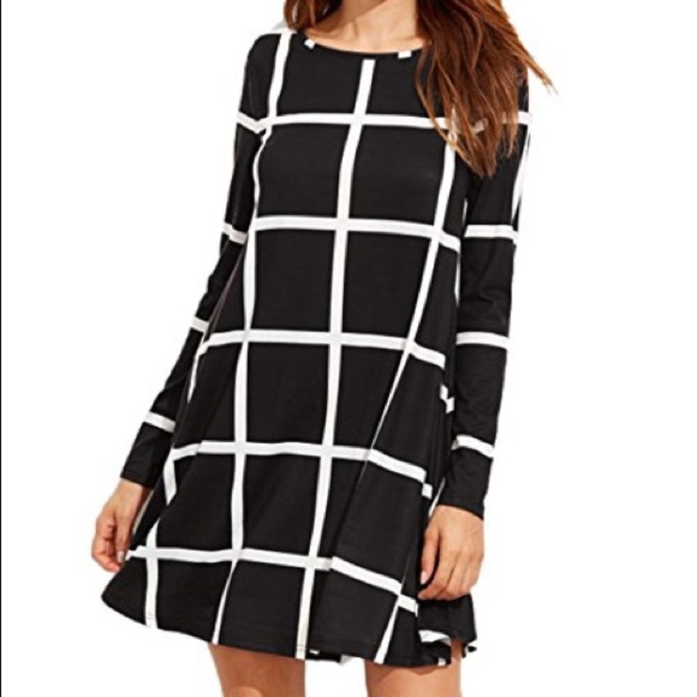 Long Sleeve Swing Dress